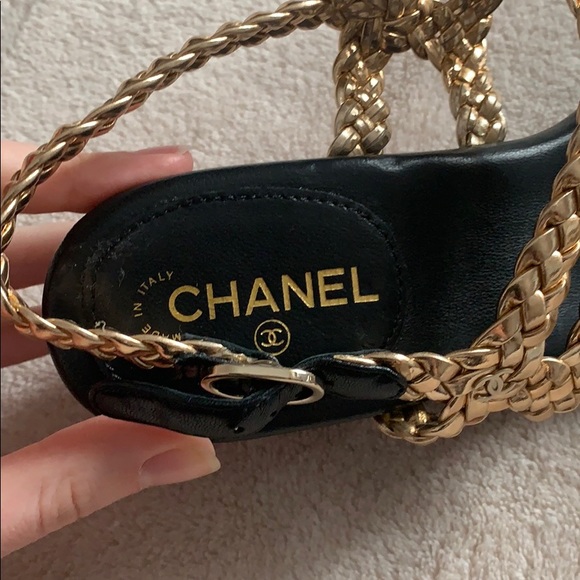 Chanel bronze wedges - Picture 2 of 5